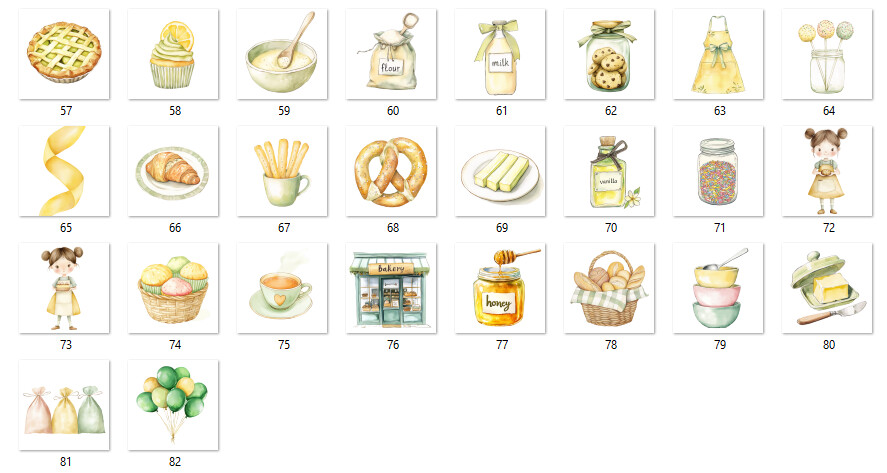 KIT DIGITAL CONFEITEIRA AQUARELA
