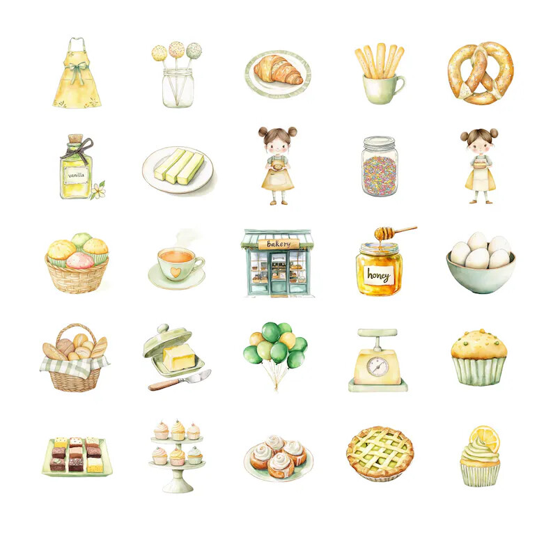 KIT DIGITAL CONFEITEIRA AQUARELA