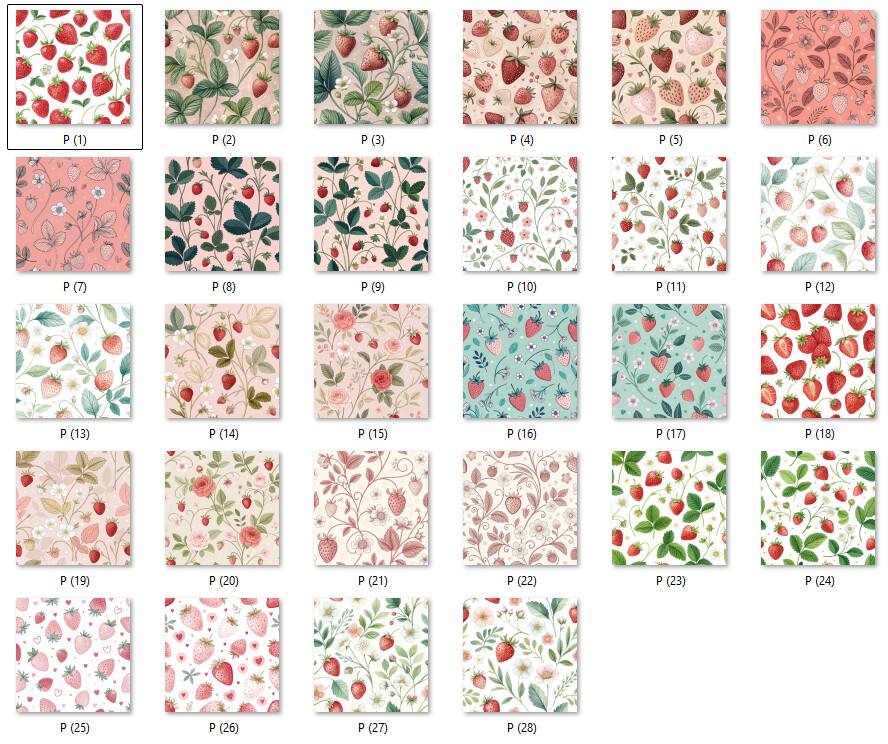 PAPEL DIGITAL MORANGOS ESTILO VINTAGE