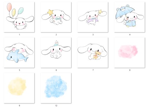KIT DIGITAL CINNAMOROLL HELLO KITTY