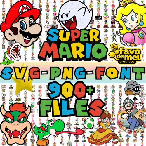 KIT DIGITAL SUPER MARIO - MEGA PACK