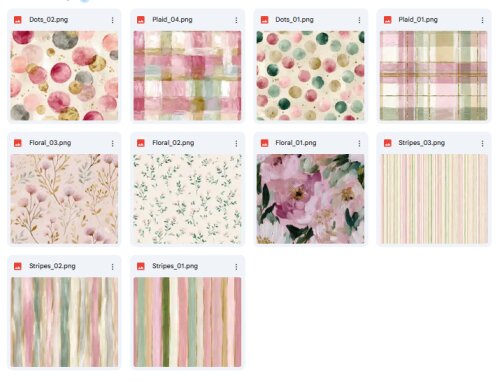 Papel Digital Cottage Garden