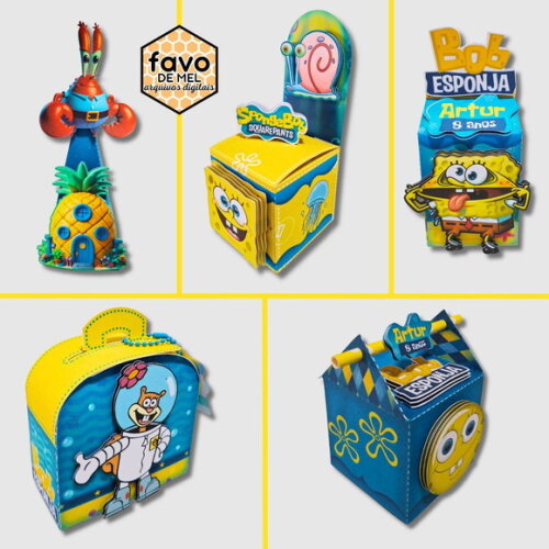 Arquivo de Corte Bob Esponja Studio