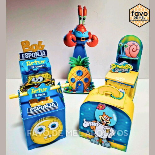 Arquivo de Corte Bob Esponja Studio