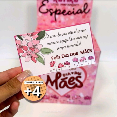 Arquivo de Corte Caixa de Mensagem Dia das Mães pdf