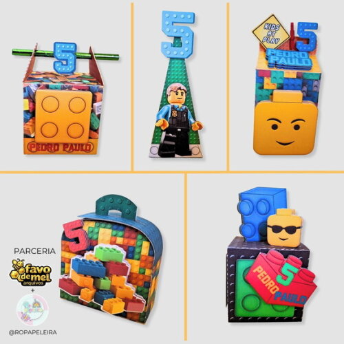 Arquivo de Corte Festa Lego - Studio
