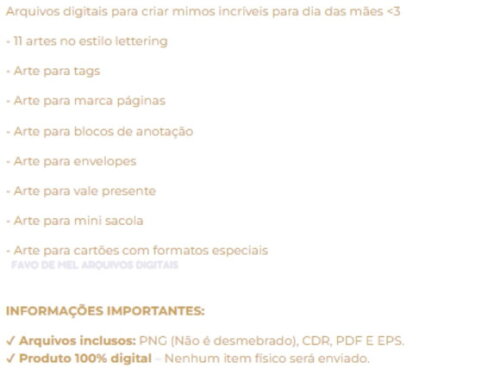 Arquivo de Corte Mimos Dia das Mães 2025 - Png pdf Cdr Eps