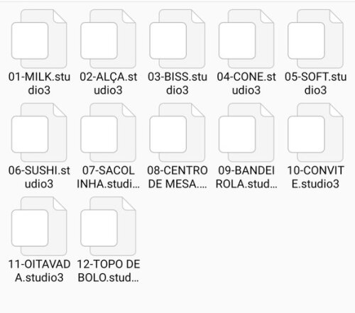 Arquivo de Corte Studio pdf Dxf Png - Festa Pix
