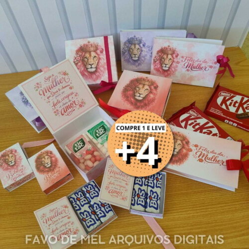 Arquivo Digital Dia da Mulher - Mimos Prontos #4 pdf Png
