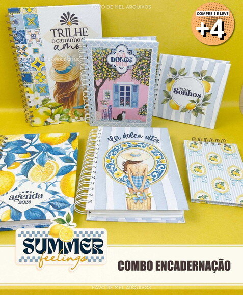 Arquivo Digital Encadernação 2026 Summer Feelings