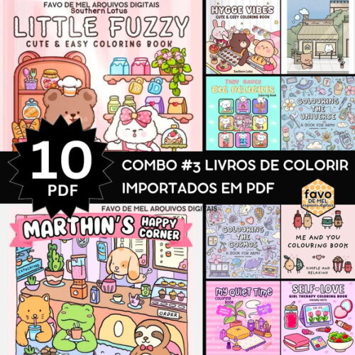 Arquivo Digital Livro de Colorir - Combo 10 Livros em pdf #1