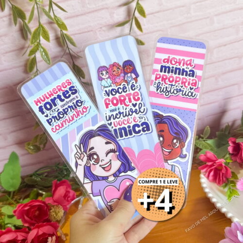 Arquivo Digital Marca Paginas Dia da Mulher - Girl Power
