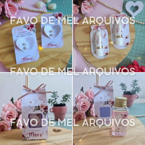 Arquivo Digital Mimos Dia das Mães 2025 Png pdf Svg