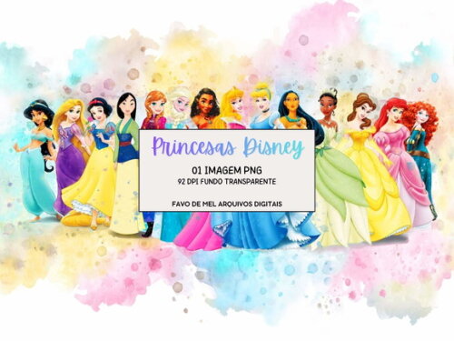 Arquivo Digital Png Princesas Disney