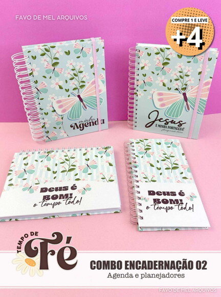Arquivo Digital Tempo de Fé Encadernação 02 Agenda Planner