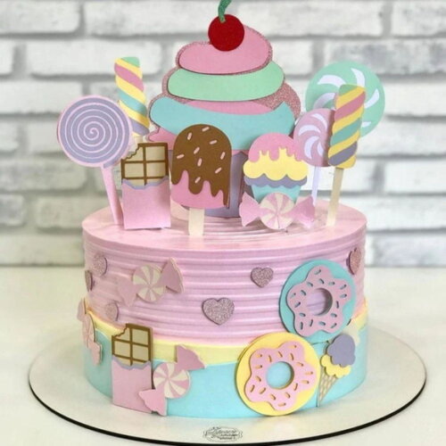 Arquivo Digital Topo de Bolo Confeitaria Doceria - Studio