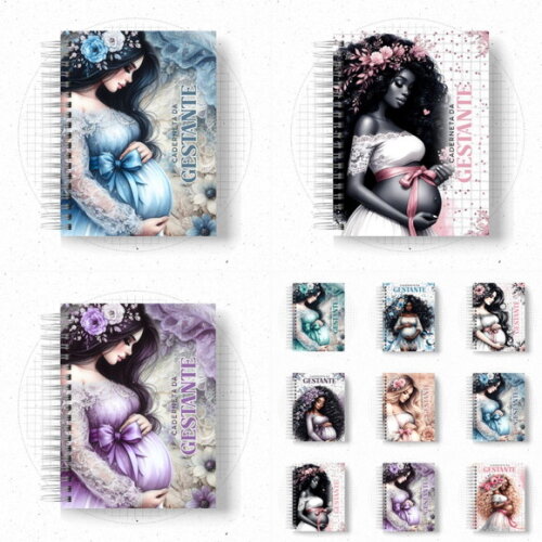 Combo Digital Encadernação Gestante - Capas e Miolo pdf