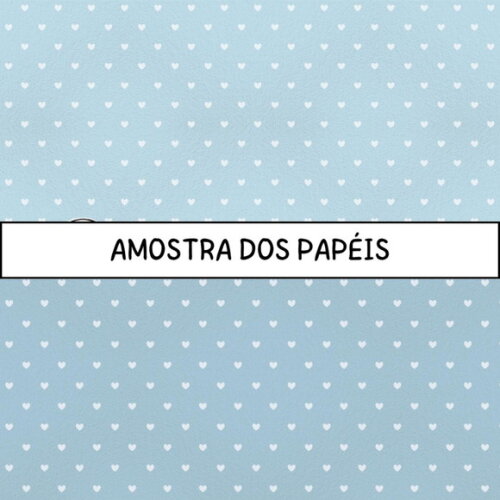 Combo Papéis Digitais Básicos Aquarela - 138 Papéis/11 Kits