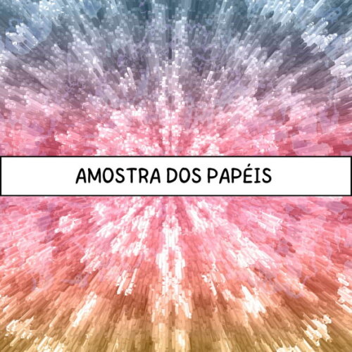 Combo Papéis Digitais Tie Dye - Hippie Friends Forever