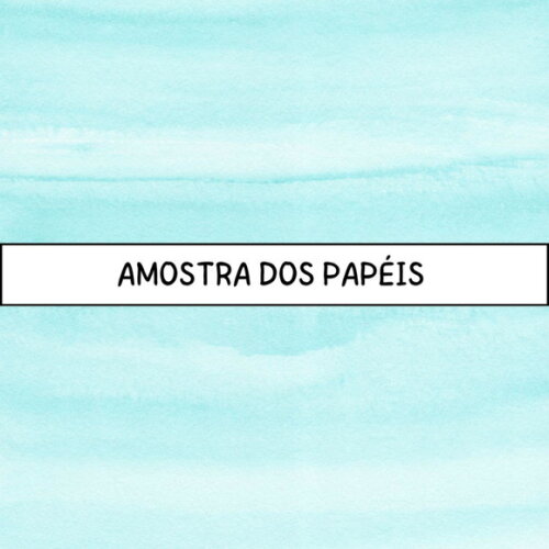 Kit 12 Papéis Digitais Aquarela - Tons Pastel Candy Color