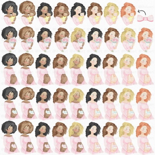 Kit Digital Amor de Mãe Aquarela (dia das Mães)