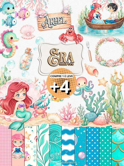 Kit Digital Ariel Aquarela #02
