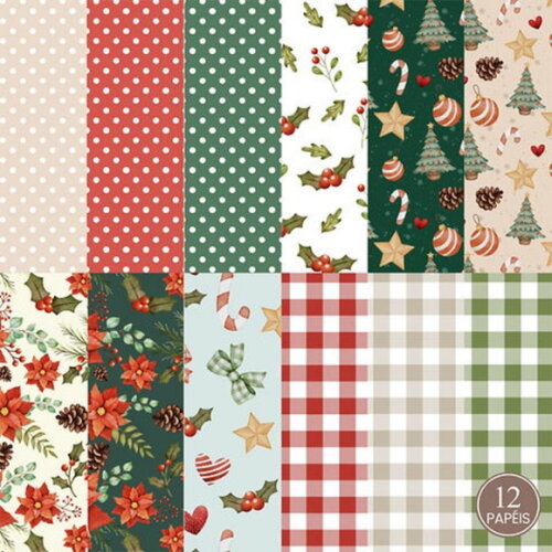 Kit Digital Bosque #23 Bosque Natalino Aquarela
