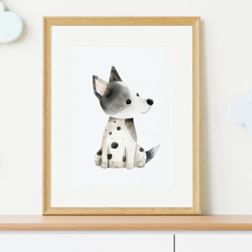 Kit Digital Cachorros Aquarela - Quirky Dogs