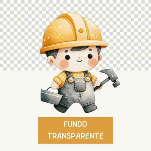 Kit Digital Construção Aquarela 01 - Construction (sd)