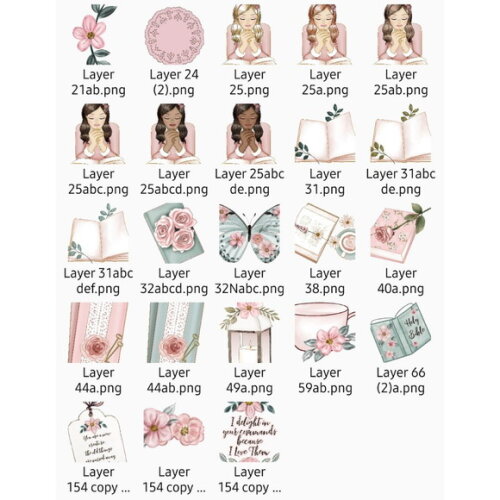 Kit Digital Cristão Believe #2 Rosabebe