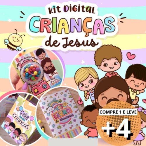 Kit Digital Dia das Crianças 2022 - Crianças de Jesus