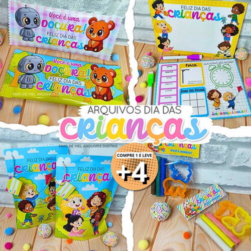 Kit Digital Dia das Crianças 2025 - Mimos para Imprimir Jpg