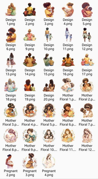 Kit Digital Dia das Mães Aquarela Premium - Mothers Day (df)