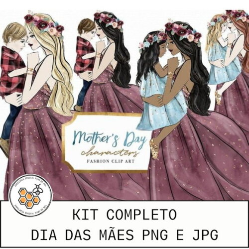 Kit Digital Dia das Mães Mothers Day