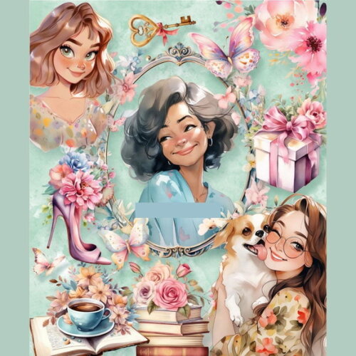 Kit Digital Dia das Mulheres 2024 - Elementos e Mimos
