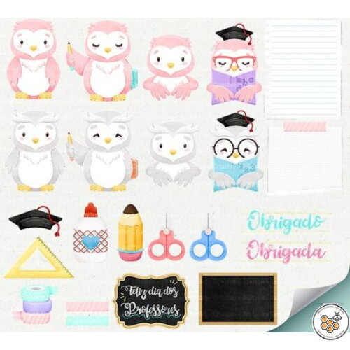 Kit Digital Dia dos Professores - Amor Por Ensinar
