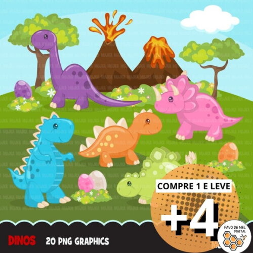 Kit Digital Dinossauros - Dinos