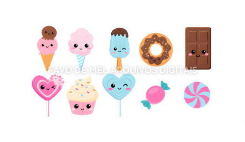 Kit Digital Doces Guloseimas Confeitaria #14 Png Sorvete