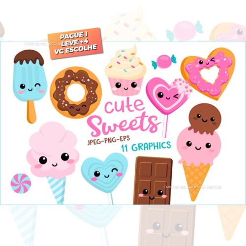Kit Digital Doces Guloseimas Confeitaria #14 Png Sorvete