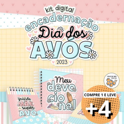 Kit Digital Encadernação Dia dos Avós