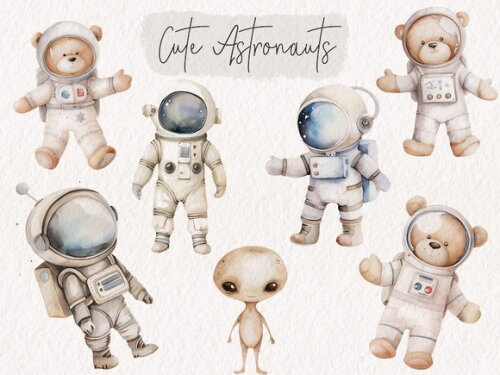 Kit Digital Espaço Aquarela Premium - Watercolor Space Kd