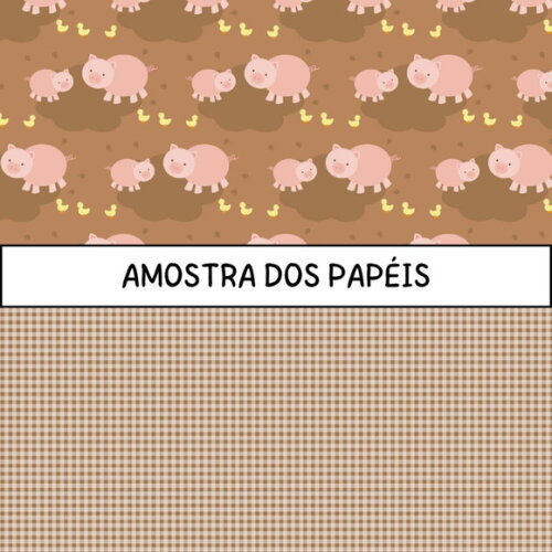 Kit Digital Fazendinha - Farm (poppy)