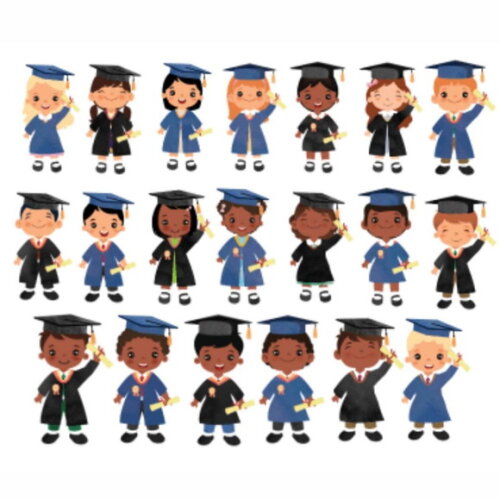 Kit Digital Formatura Abc - Crianças - Graduation Kids