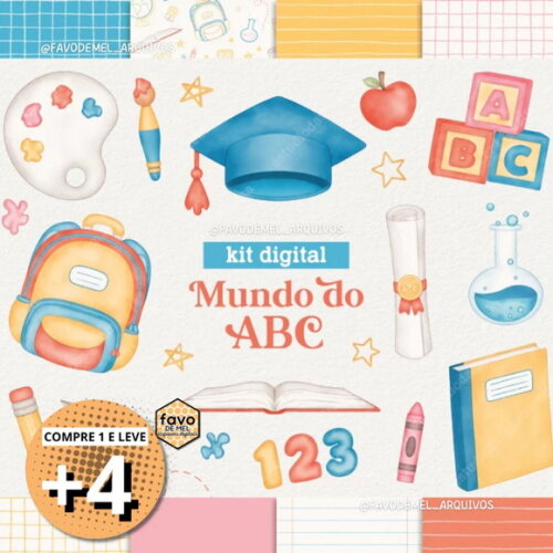 Kit Digital Formatura Infantil | Mundo Abc