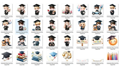 Kit Digital Formatura Kids Aquarela #8 Png Premium