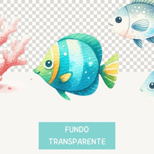 Kit Digital Fundo do Mar 14 - Under The Sea (sd)