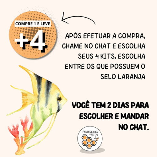 Kit Digital Fundo do Mar 19 - Under The Sea (es)