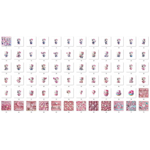 Kit Digital Hello Kitty 3d