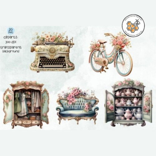 Kit Digital Homens e Mulheres Vintage Vitoriano - Victorian