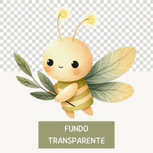 Kit Digital Insetos Fofos Aquarela - Spring Insects (sd)
